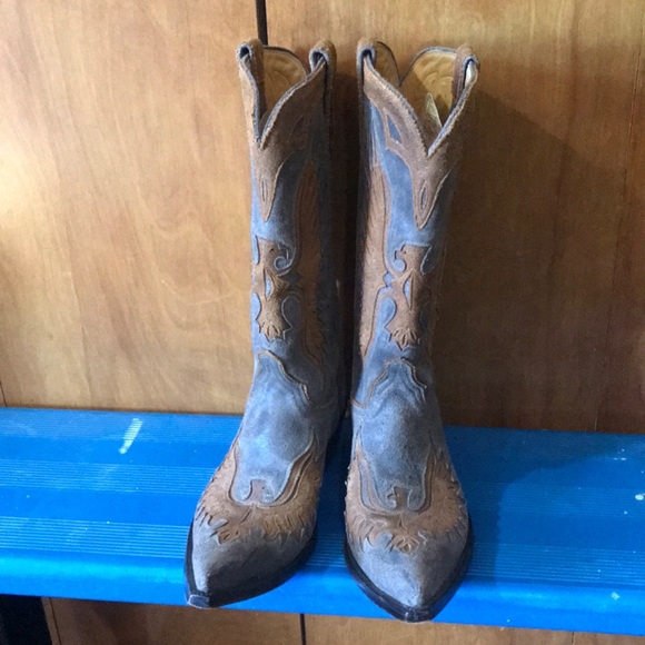 Old gringo brown eagle cowboy boots size 10 - Picture 7 of 10
